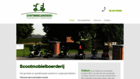 What Scootmobielboerderij.nl website looked like in 2023 (1 year ago)