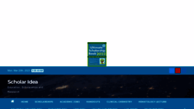 What Scholaridea.com website looked like in 2023 (2 years ago)