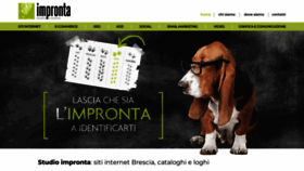 What Studioimpronta.it website looked like in 2023 (1 year ago)
