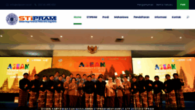 What Stipram.ac.id website looked like in 2023 (1 year ago)