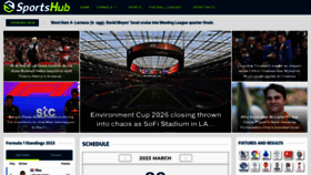 What Sportshub.to website looked like in 2023 (1 year ago)