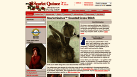 What Scarletquince.com website looked like in 2023 (1 year ago)