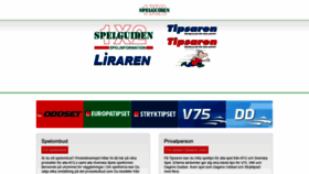 What Spelguiden.se website looked like in 2023 (1 year ago)