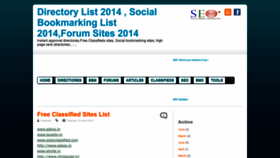 What Seo-freesiteslist.blogspot.in website looked like in 2023 (1 year ago)