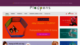 What Shopplaypens.co.za website looked like in 2023 (1 year ago)