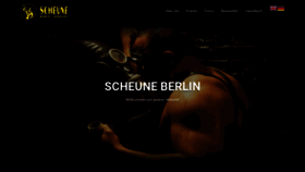 What Scheune-berlin.de website looked like in 2023 (2 years ago)