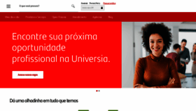 What Santander.com.br website looked like in 2023 (1 year ago)