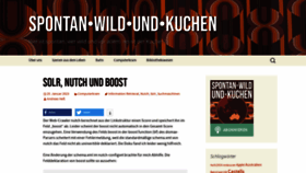 What Spontan-wild-und-kuchen.de website looked like in 2023 (1 year ago)