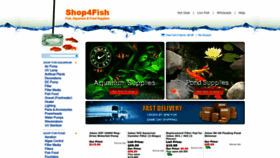 What Shop4fish.com website looked like in 2023 (1 year ago)
