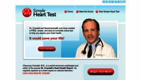 What Simplehearttest.com website looked like in 2023 (2 years ago)