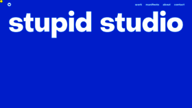What Stupid-studio.com website looked like in 2023 (1 year ago)