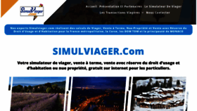 What Simulviager.com website looked like in 2023 (1 year ago)
