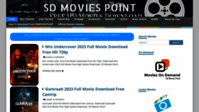 What Sdmoviespoint.club website looked like in 2023 (1 year ago)