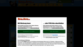 What Spileaffe.de website looked like in 2023 (2 years ago)