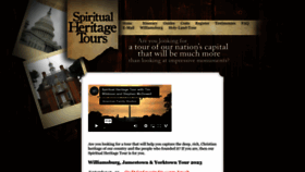 What Spiritualheritagetours.com website looked like in 2023 (1 year ago)