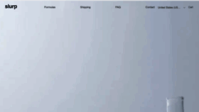 What Slurp.co.kr website looked like in 2023 (2 years ago)