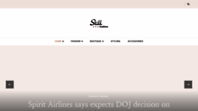 What Skillfashion.com website looked like in 2023 (1 year ago)