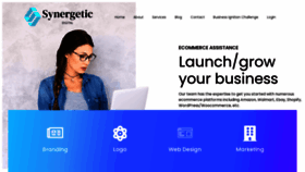 What Synergeticdigital.com website looked like in 2023 (1 year ago)