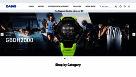 What Shopcasio.com website looked like in 2023 (1 year ago)