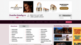 What Svatebni-katalog.cz website looked like in 2023 (1 year ago)