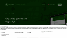 What Spielerplus.de website looked like in 2023 (1 year ago)