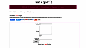 What Smsgratis.ws website looked like in 2023 (2 years ago)