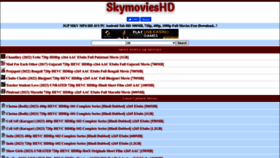 What Skymovieshd.town website looked like in 2023 (This year)
