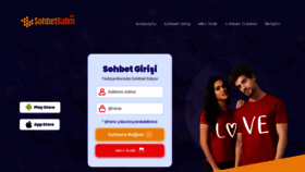 What Sohbetbalim.net website looked like in 2023 (This year)