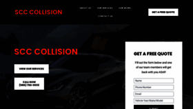 What Stevescustomcolorcollision.com website looked like in 2023 (This year)