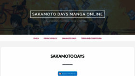 What Saka-moto-days.com website looked like in 2023 (This year)