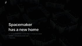 What Spacemakerai.com website looked like in 2023 (This year)