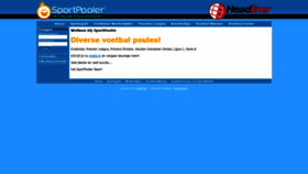 What Sportpooler.nl website looked like in 2023 (This year)