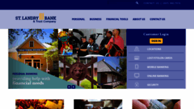 What Stlandrybank.com website looked like in 2023 (This year)