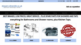 What Showers-direct2u.co.uk website looked like in 2023 (This year)
