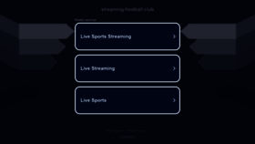 What Streaming-football.club website looked like in 2023 (This year)