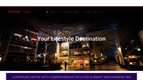 What Sunwaygizamall.com website looked like in 2023 (1 year ago)