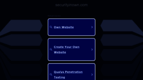 What Securityinown.com website looked like in 2023 (This year)
