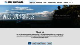 What Stayinkenora.com website looked like in 2023 (1 year ago)
