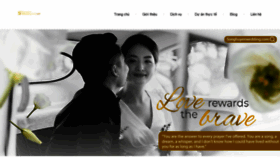 What Songhuyenwedding.com website looked like in 2023 (This year)