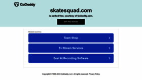 What Skatesquad.com website looked like in 2023 (This year)