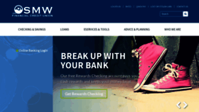 What Smwfcu.com website looked like in 2023 (This year)
