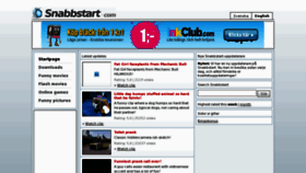 What Snabbstart.com website looked like in 2011 (12 years ago)