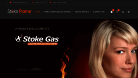 What Stokeflame.com website looked like in 2023 (1 year ago)