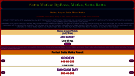 What Sattamatka420.live website looked like in 2023 (2 years ago)