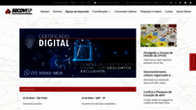 What Secovi.com.br website looked like in 2023 (This year)