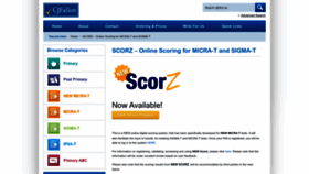 What Scorz.ie website looked like in 2023 (This year)