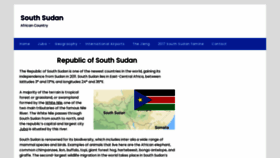 What Southsudan.net website looked like in 2023 (This year)