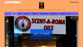 What Scentaromaoils.com website looked like in 2023 (This year)