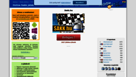 What Sakk.hu website looked like in 2023 (2 years ago)