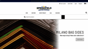 What Springfieldleather.com website looked like in 2023 (This year)